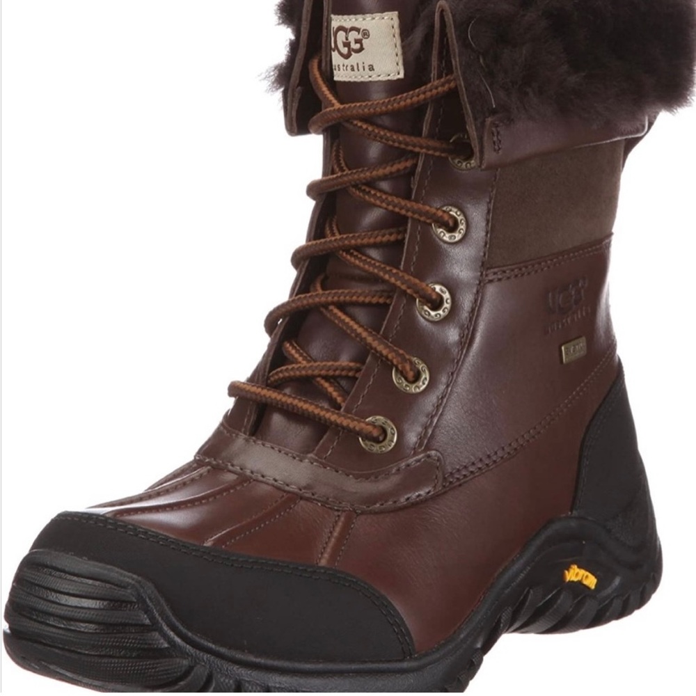 UGG Adirondack Waterproof Brown and Black Winter Boots